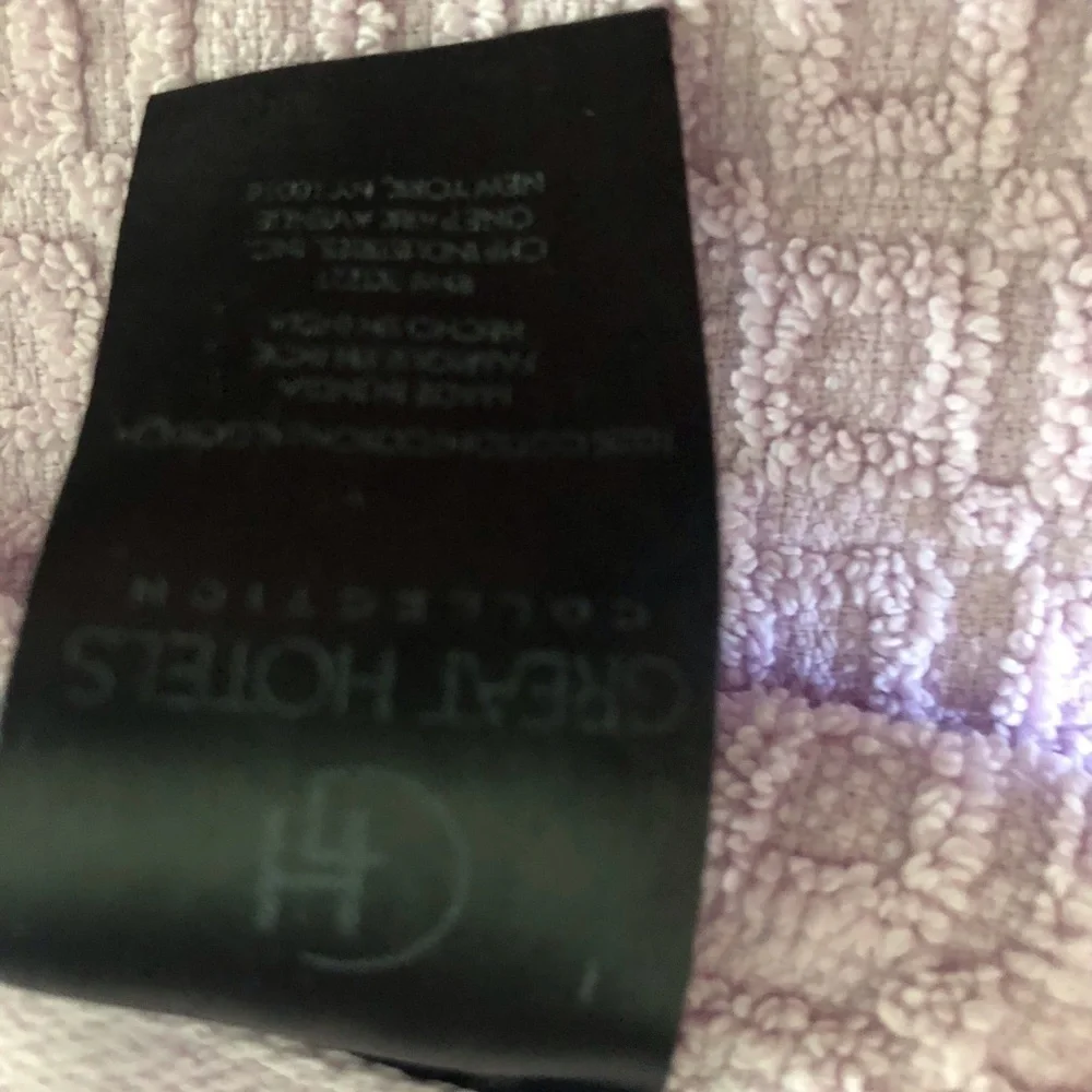 purple Textured hand towel